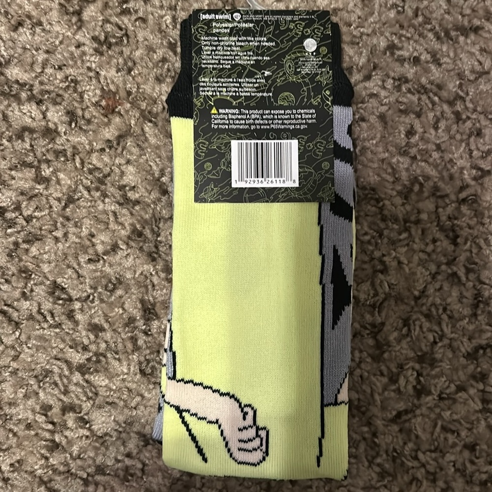 Rick and Morty Pair of Socks - Picture 2 of 2